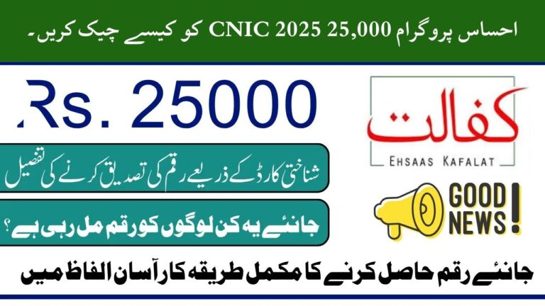 Ehsaas Program 25,000